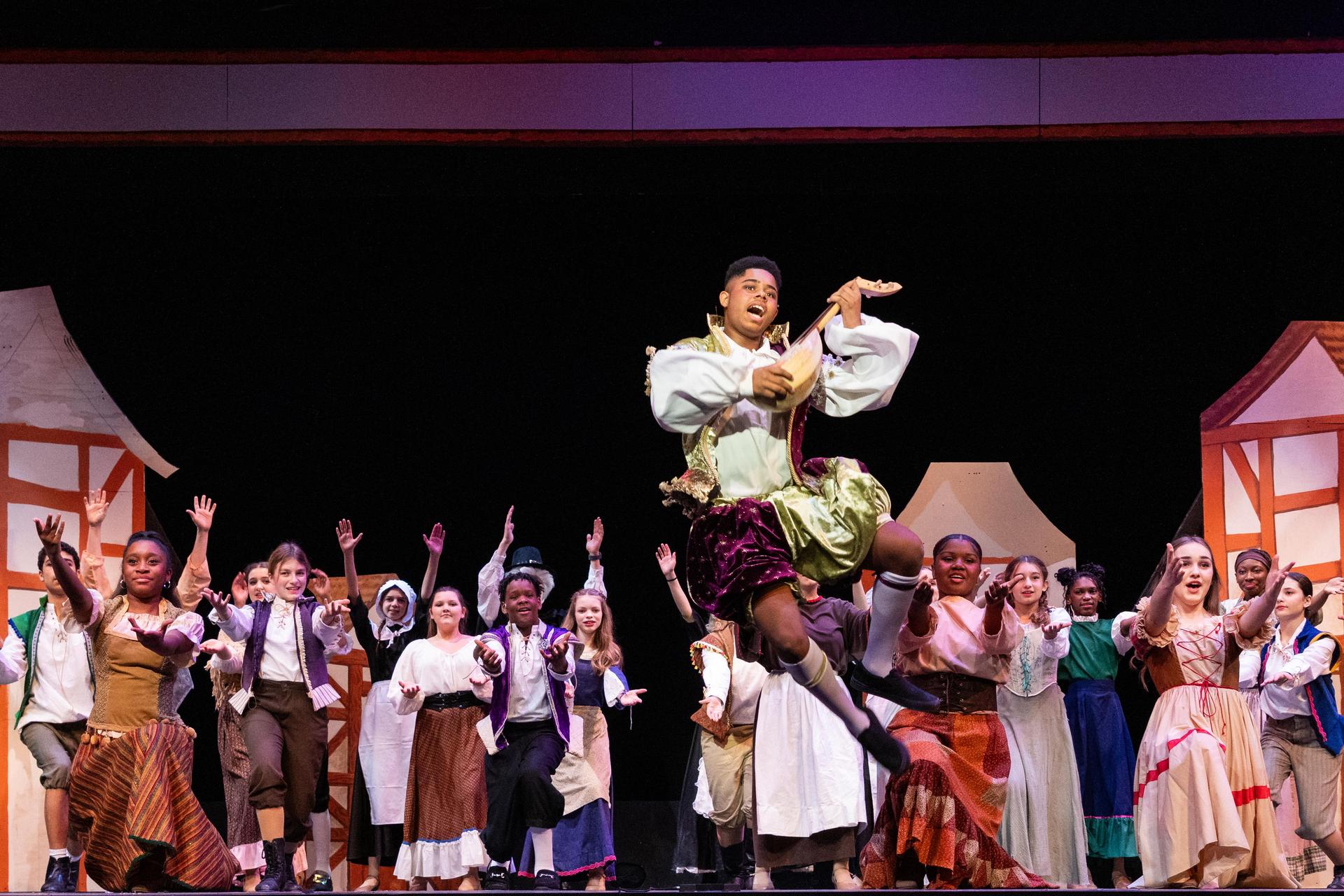 A scene from Something Rotten, Jr.