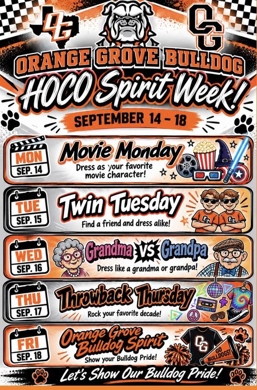 HOCO Spirit Week: Dress Up Days