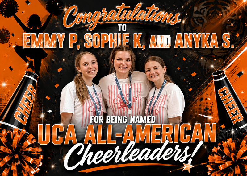 #3 IHS cheerleaders named to UCA All-American Cheerleaders