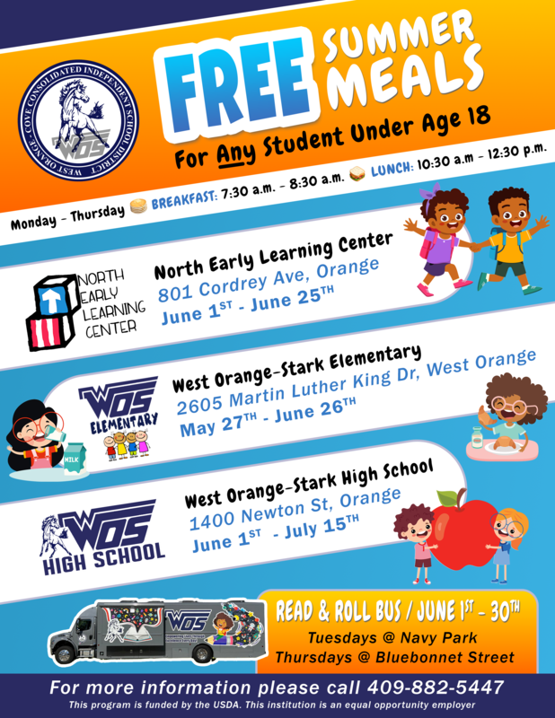 WOCCISD Summer Feeding Program