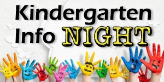 Kindergarten Info Night