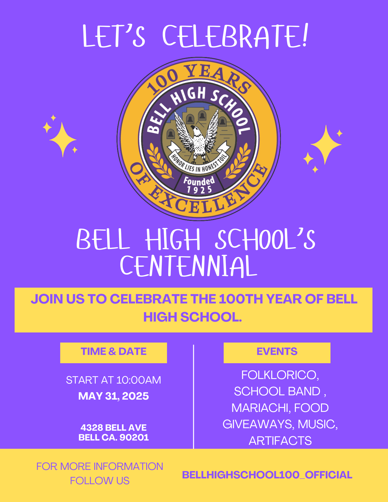 Centennial Celebration About Us Bell High School centennial-celebration-about-us-bell-high-school