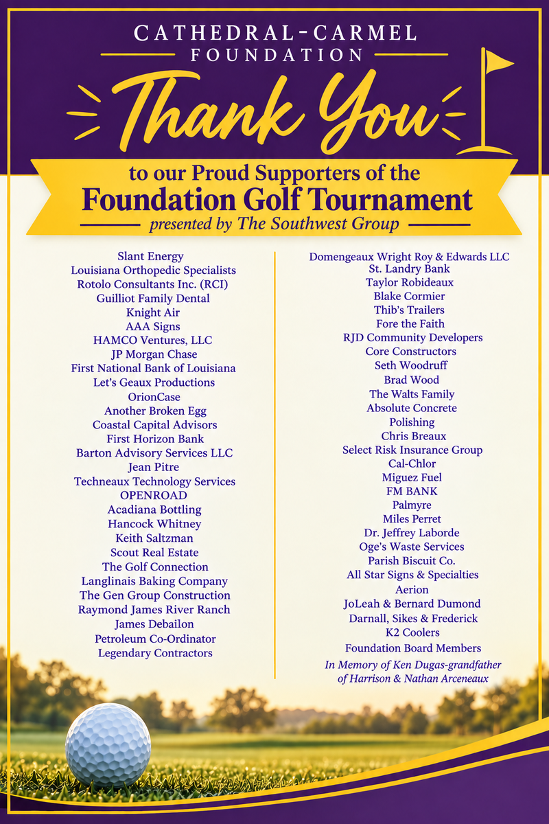 Thank You to our Proud Golf Tournament Sponsors! Featured Photo