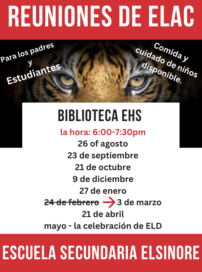 ELAC Meetings - Spanish