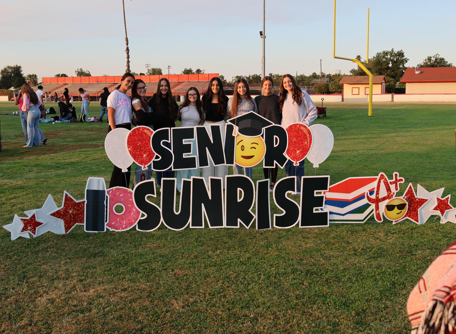 Students and Staff at the Senior Sunrise 19