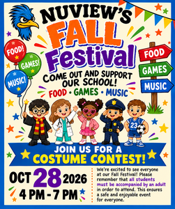 Nuview's Fall Festival October 28th 4pm-7pm