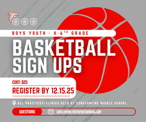 Youth Basketball Sign up Flyer