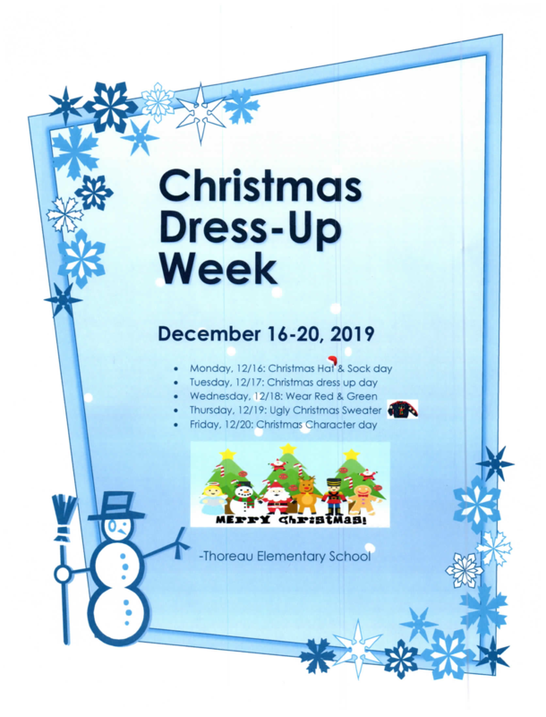 Christmas Dress-Up Week: Dec. 16-20, 2019 Featured Photo