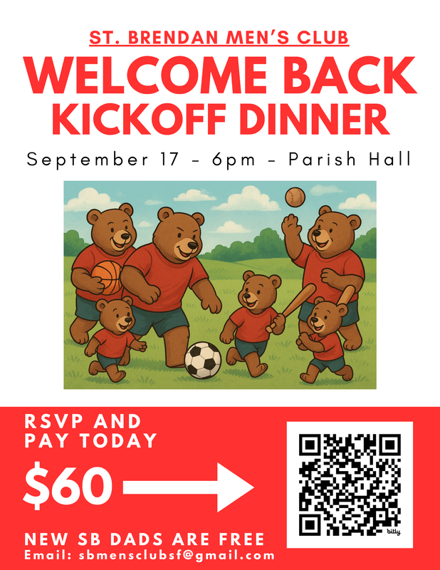First Men's Club Kick Off Meeting  September 17th! Featured Photo