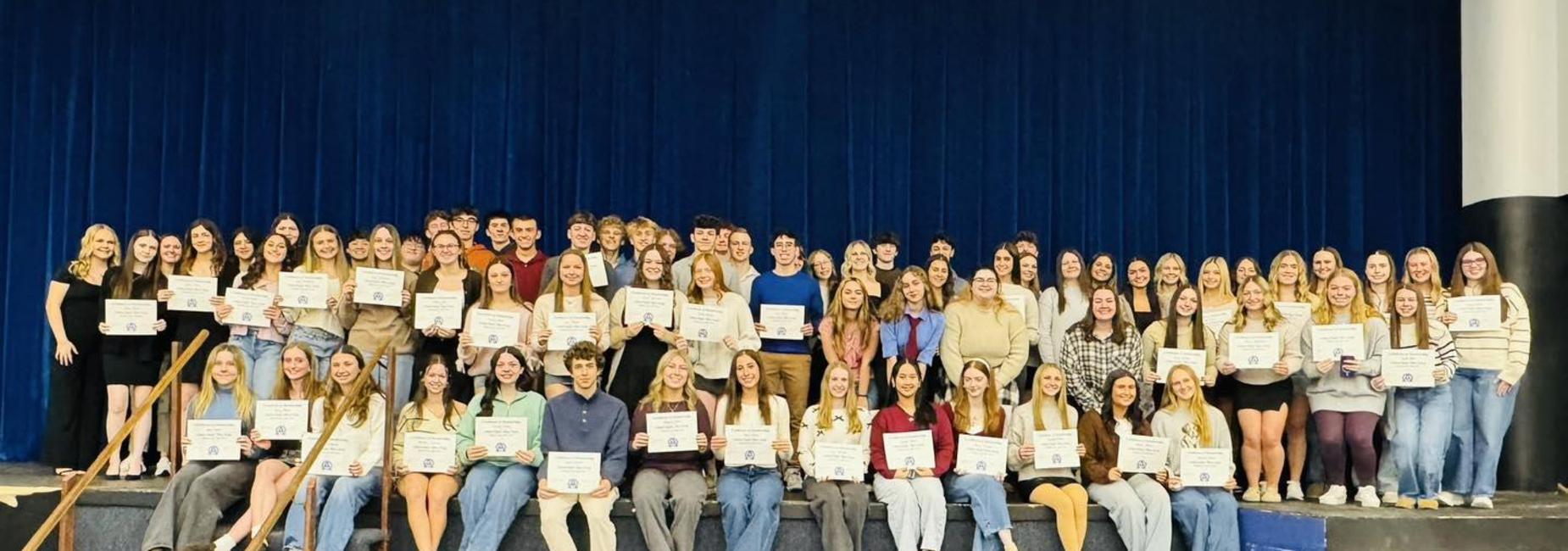 New Alpha Omega Inductees