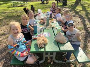 Students at Burnet Woods