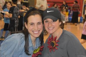 The PTA presidents pose for a picture