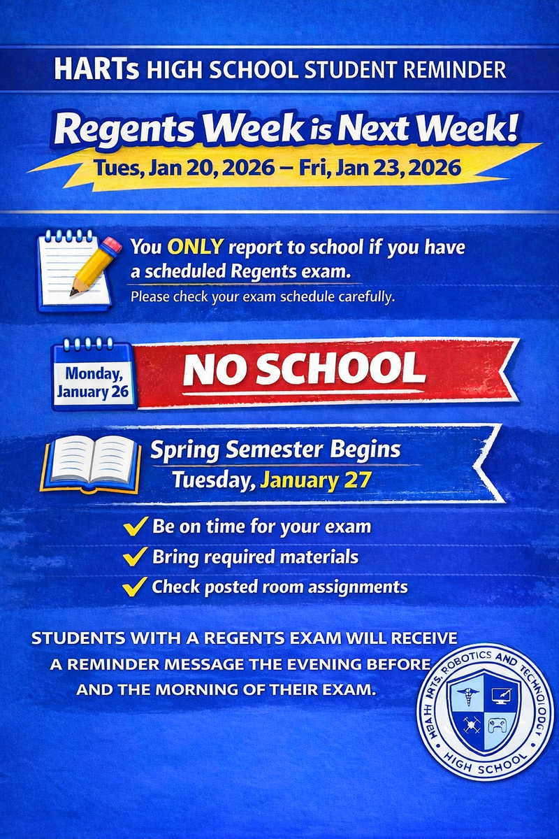 Regents Week  Jan 20, 2026 - Jan 23, 2026