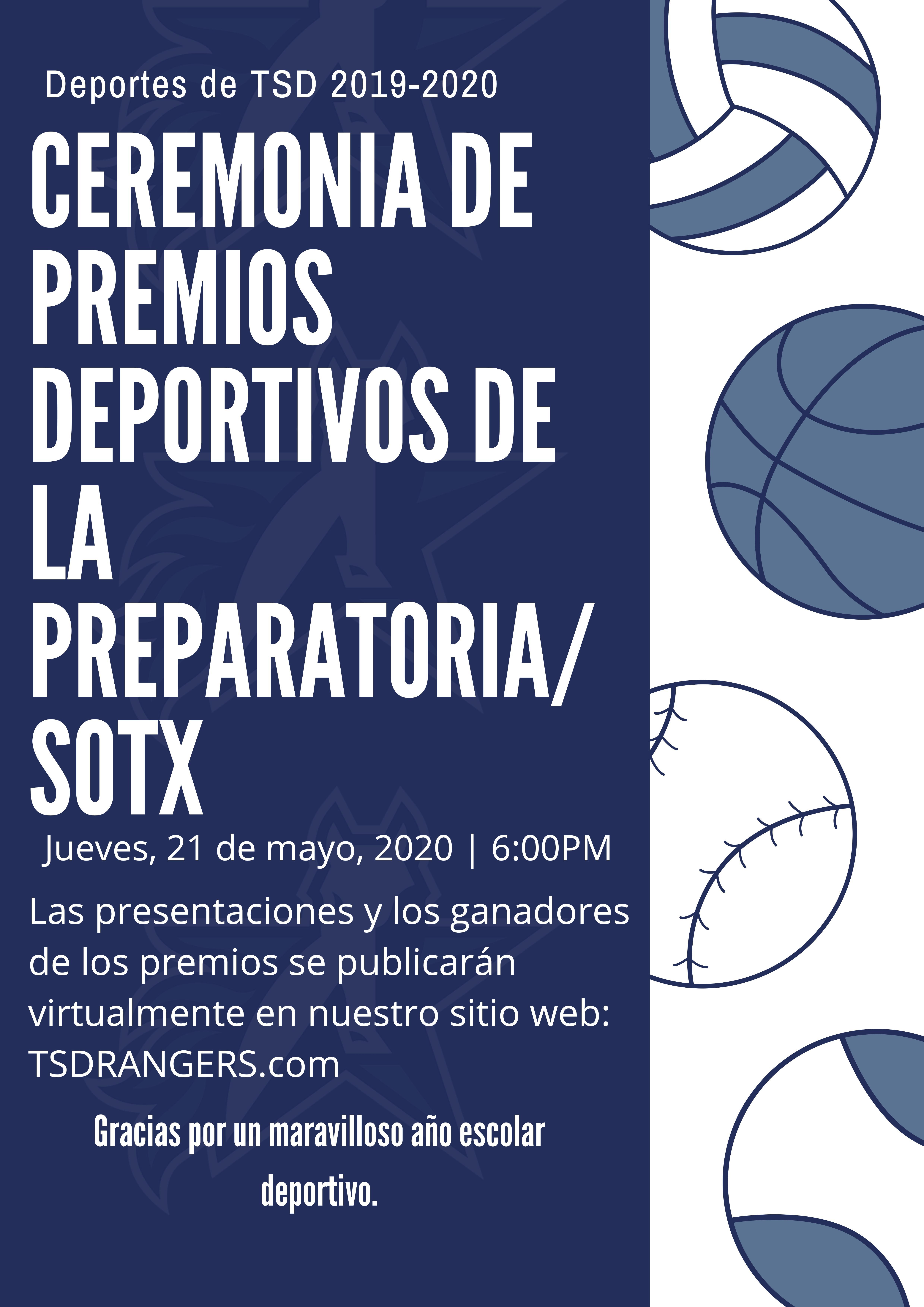 High School & SOTX Sports Awards Ceremony Virtual Sports Awards