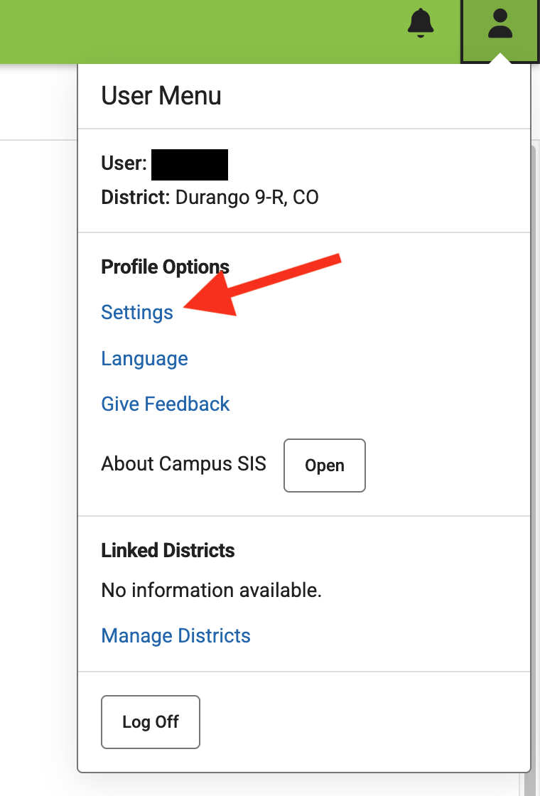 Infinite Campus Portal screenshot