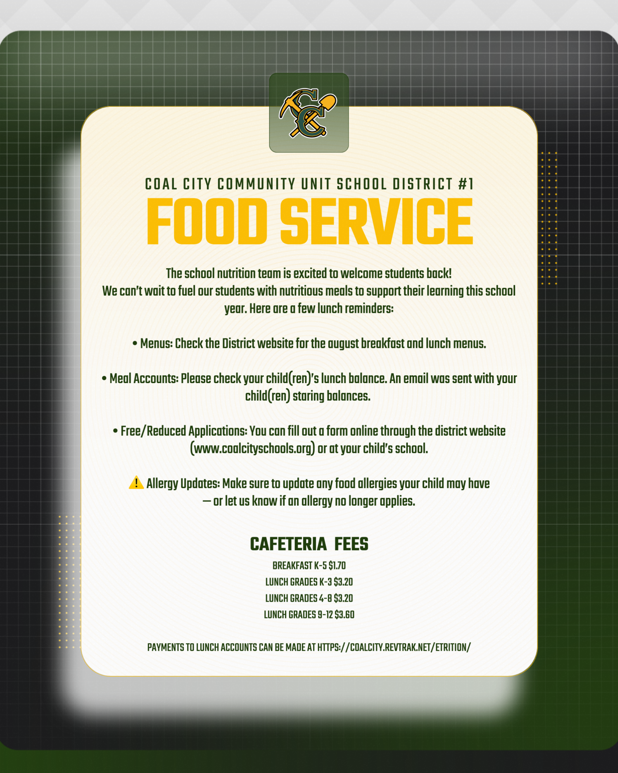 Food Service Information
