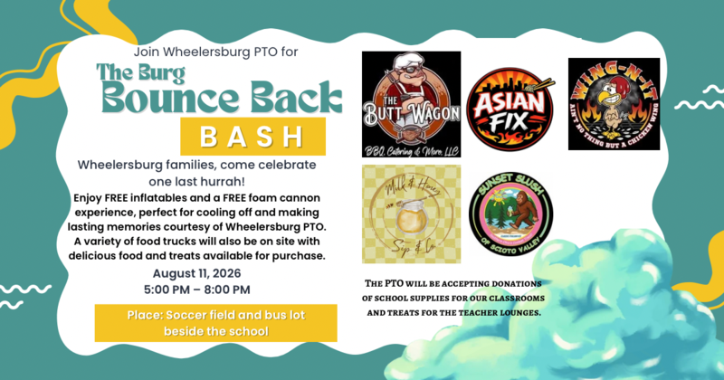 bounce back bash flyer