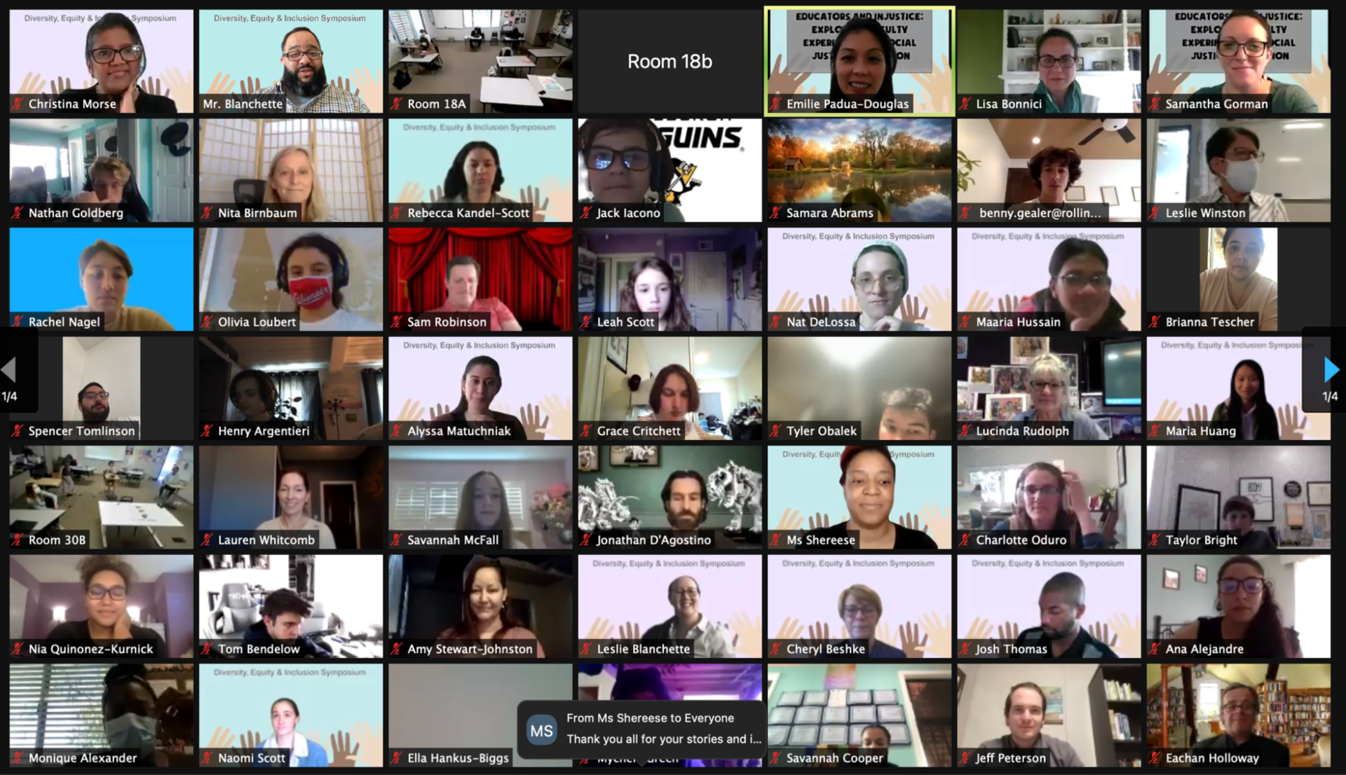 Diversity Symposium Group Screenshot