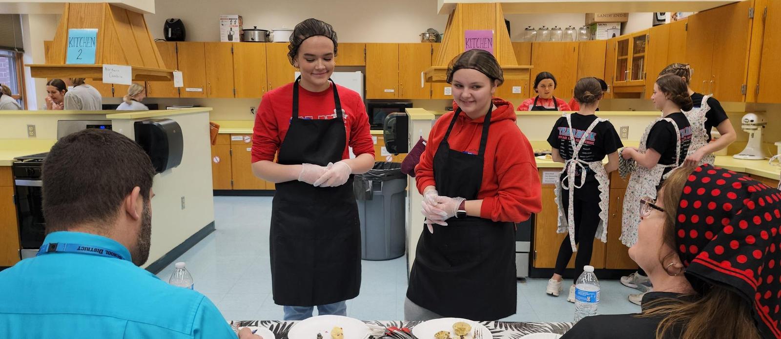 Family consumer science students at Heritage competition.