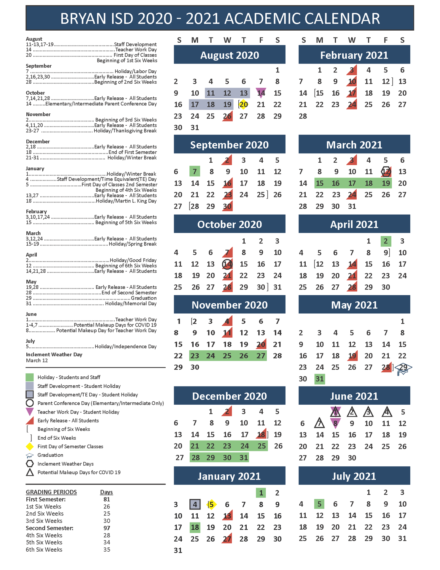 Herzing Calendar