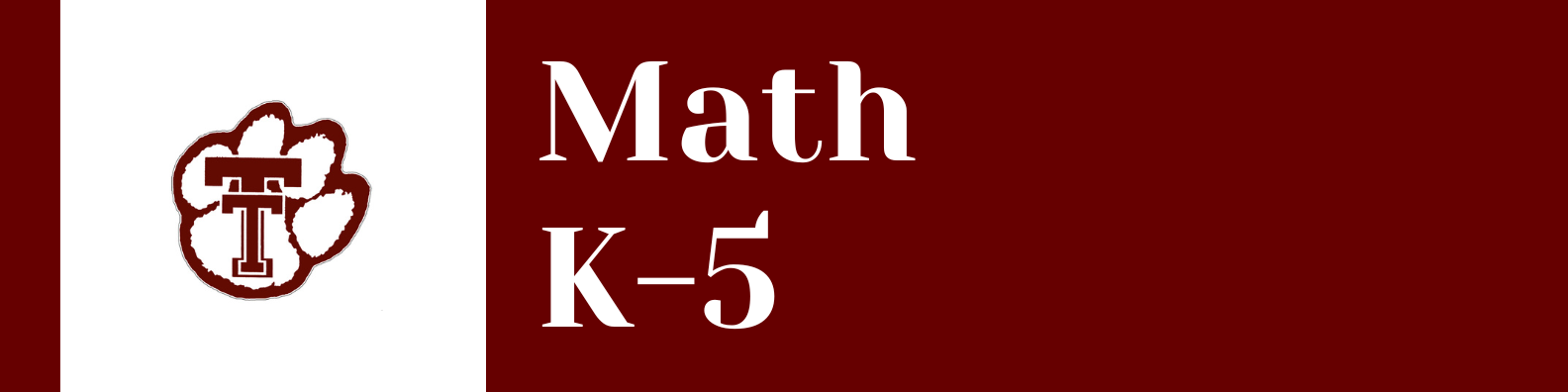 Math K-5 Curroculum Resources
