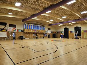 Image shows Mandela basketball court