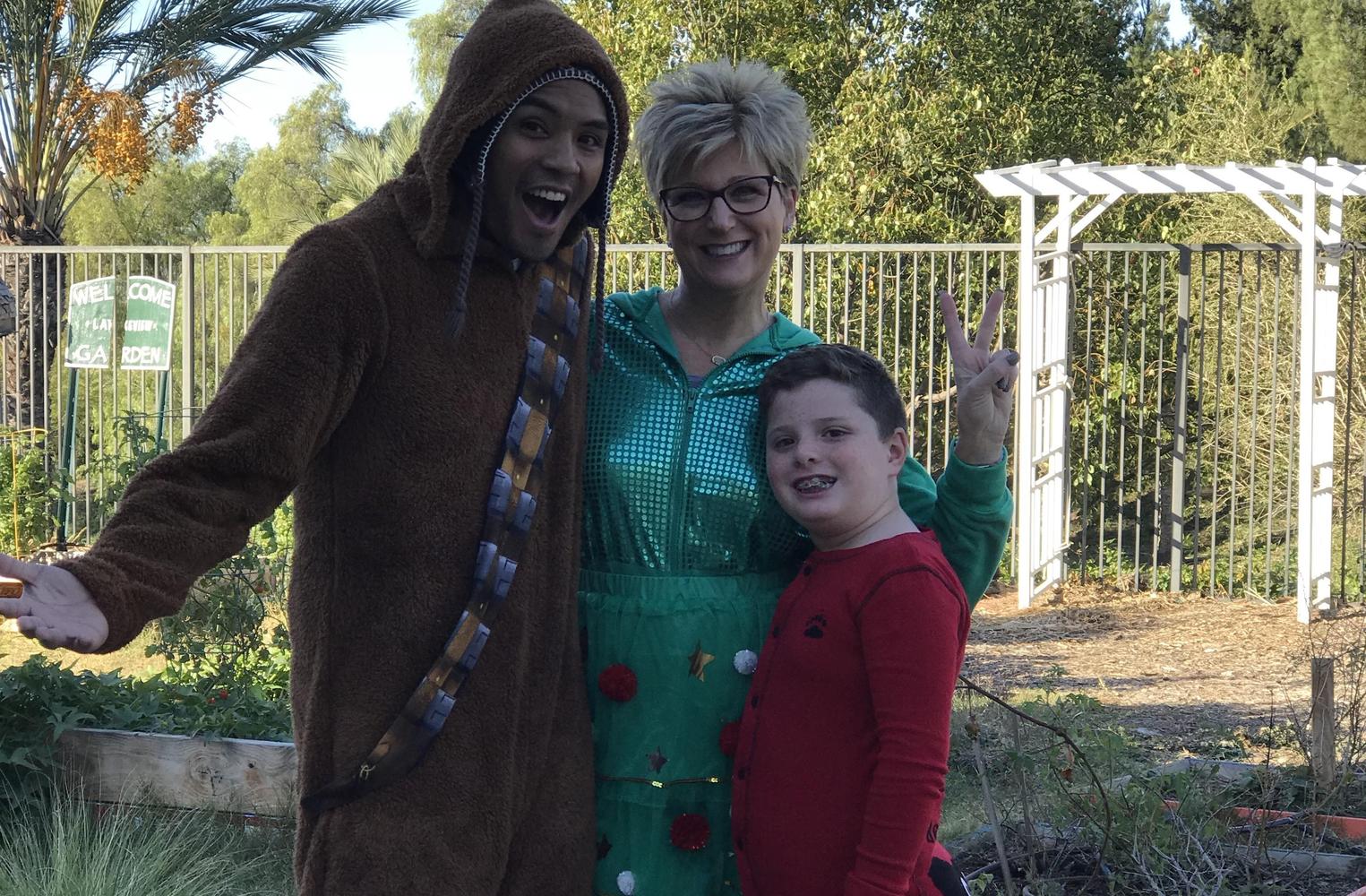 Wearing PJs before the Winter holidays