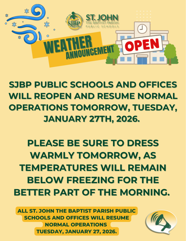 1.27.26 Schools Open