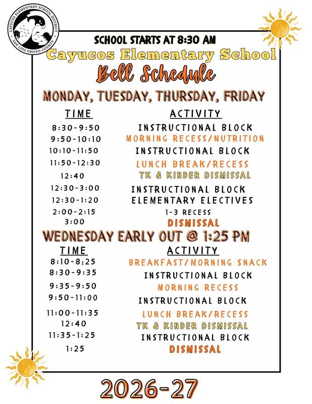 bell sched