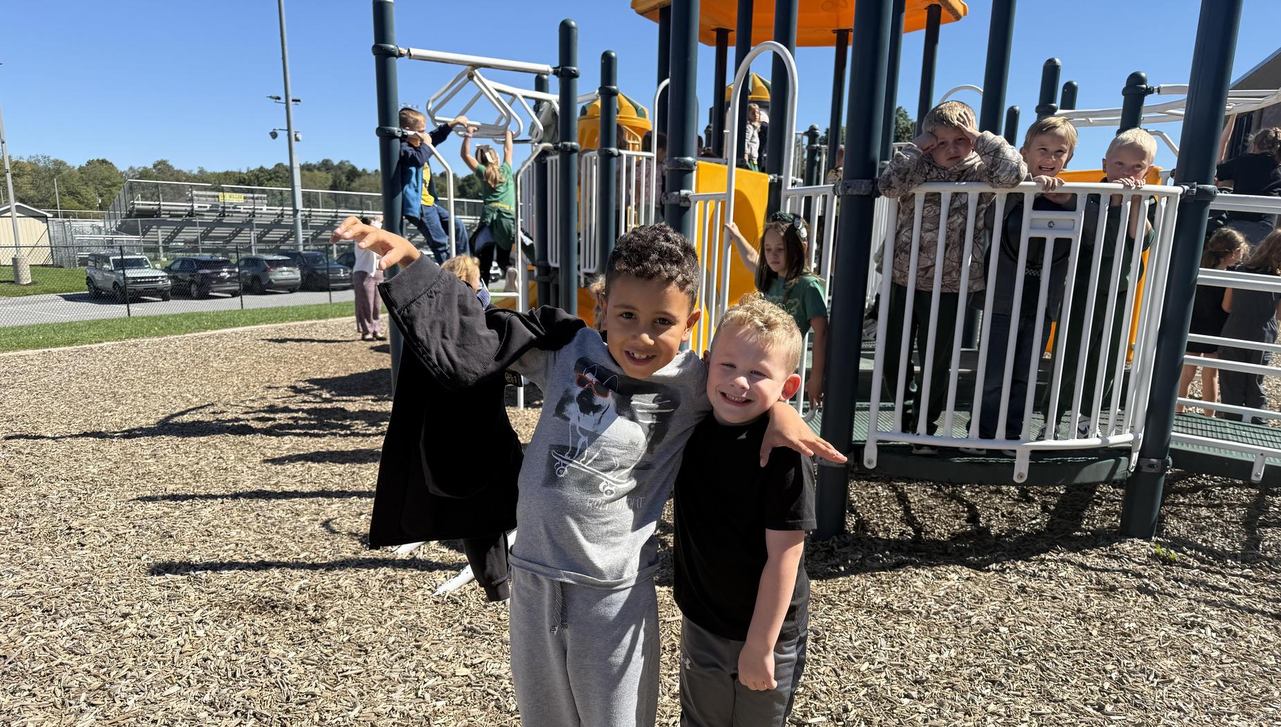 boys on playground