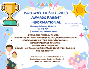 Biliteracy informational  meeting