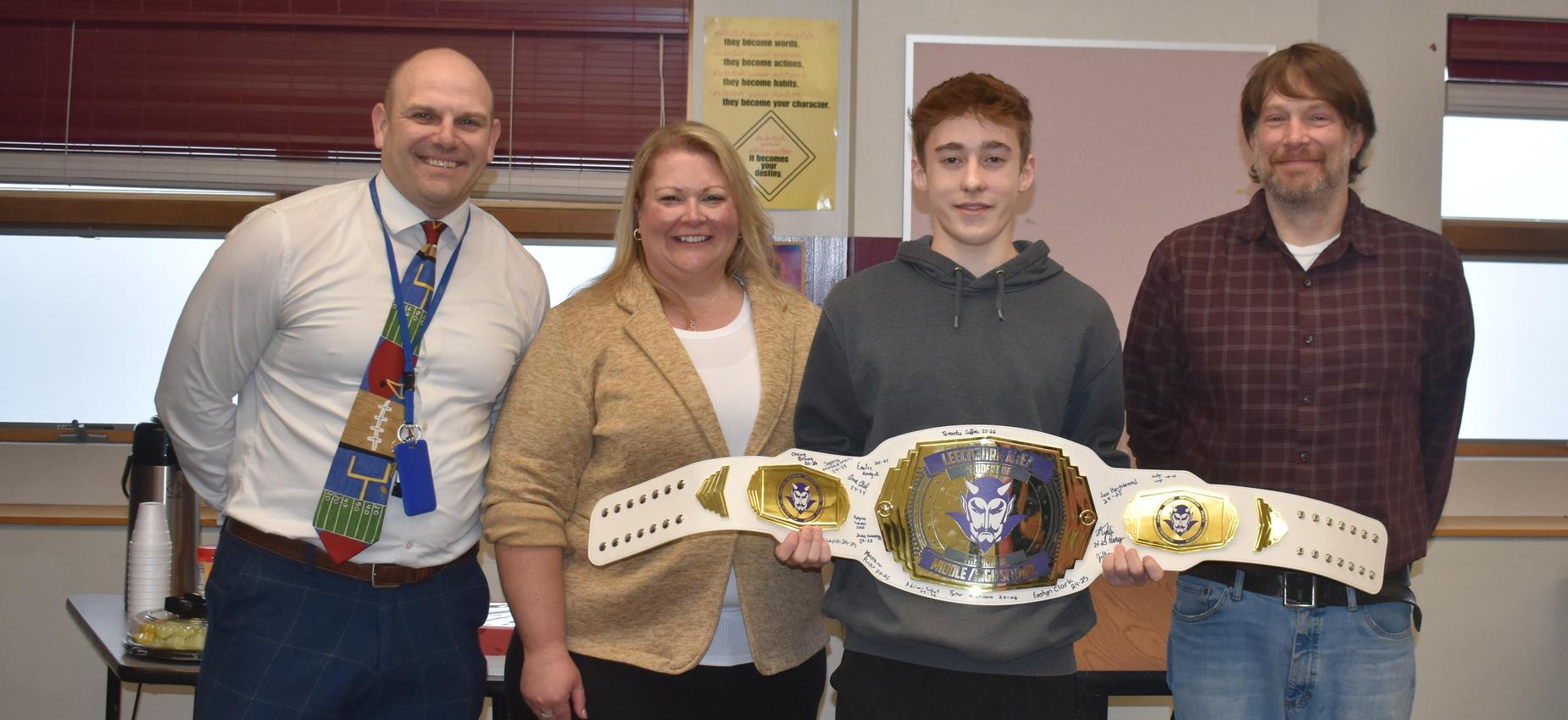 Congratulations to John Cook for being the High School Student of the Month!