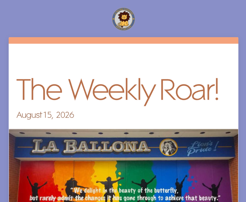 Weekly Roar Featured Photo