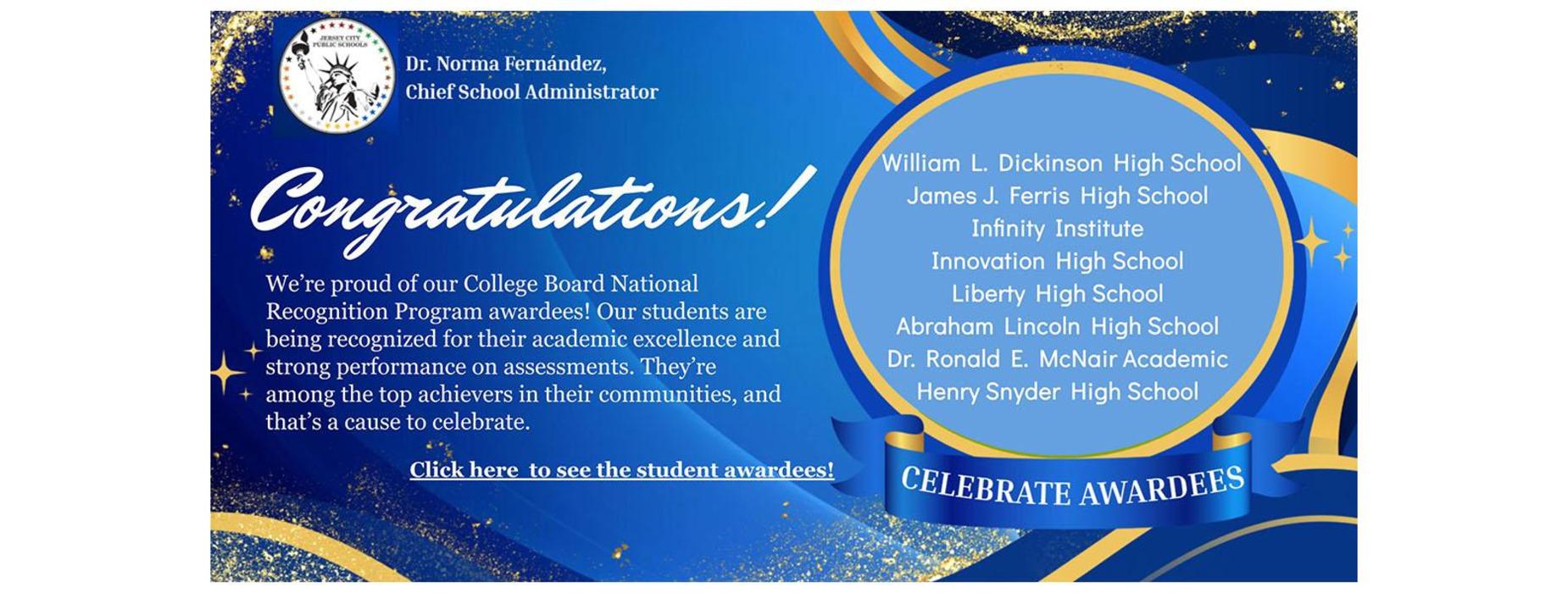 college board awardees