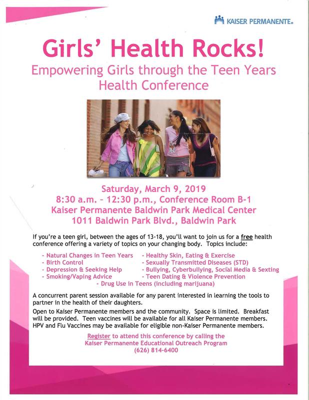 Girls' Health Rocks!
