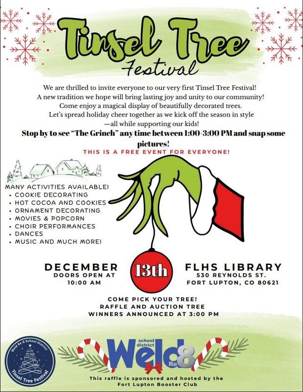 Tinsel Tree Festival Flyer