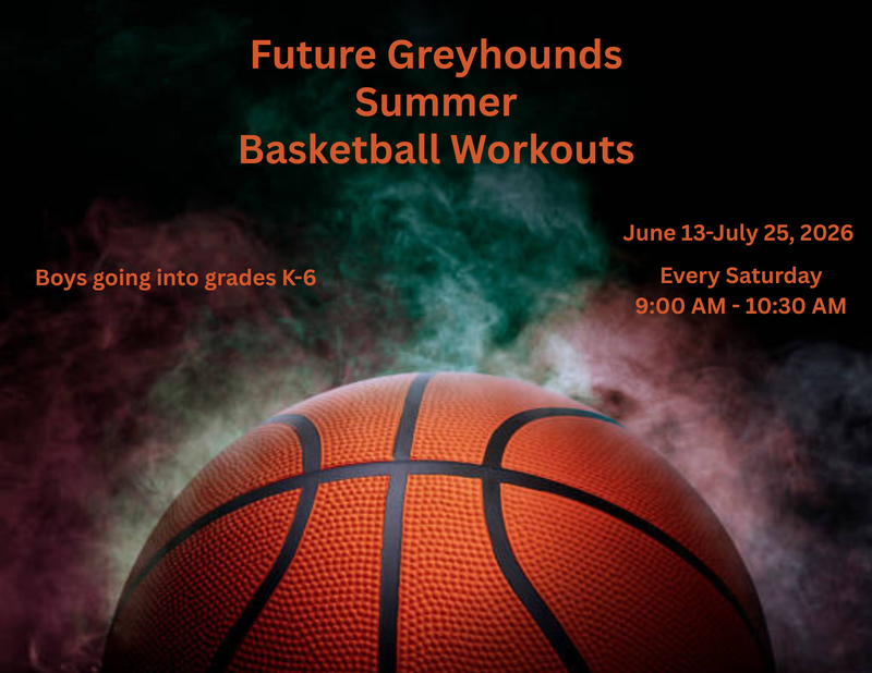 Future Greyhounds Summer Basketball Clinic (Boys Grades K-6) Featured Photo