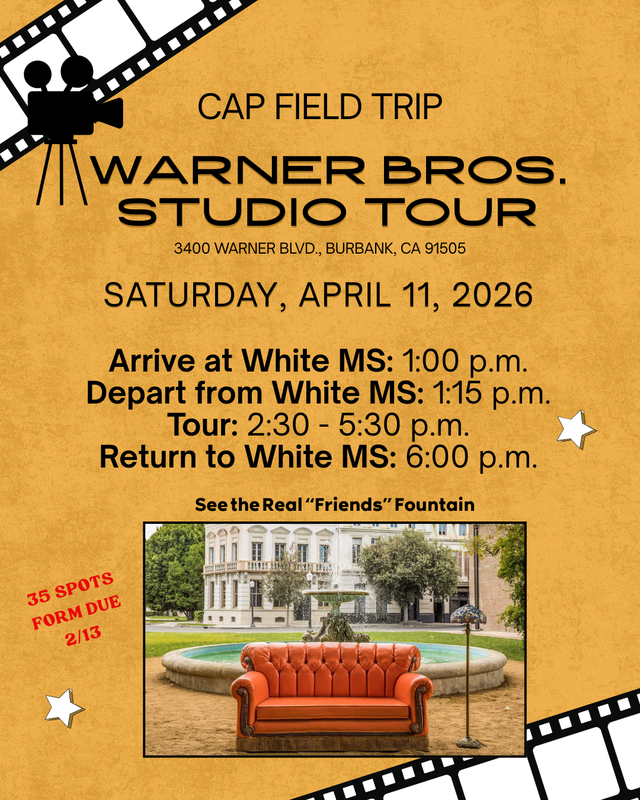 Warner Bros. Studio Tour CAP Field Trip