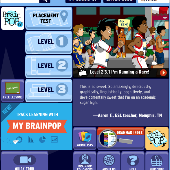 Brainpop online games