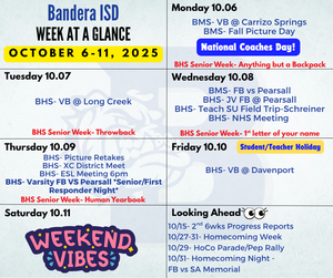 Week at a Glance