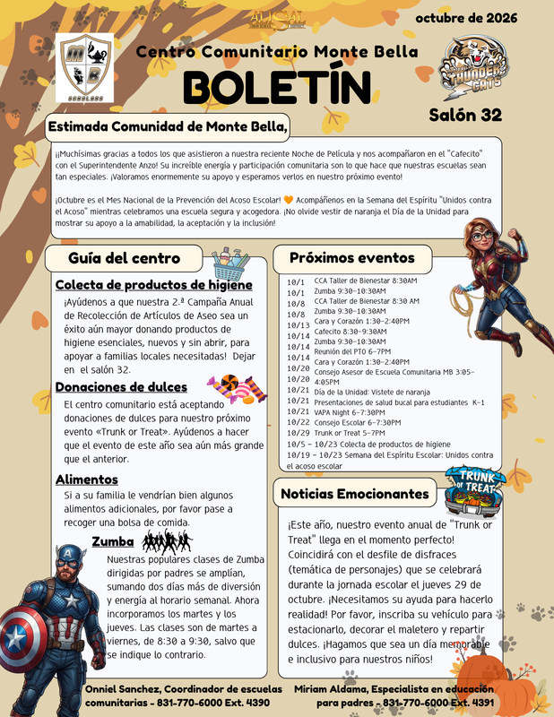 Boletín de octubre