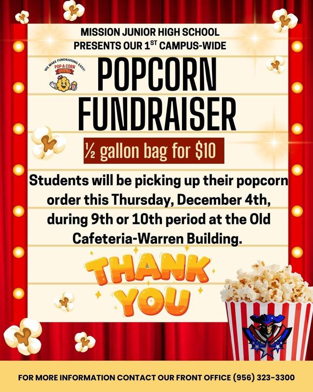 popcorn fundrasier