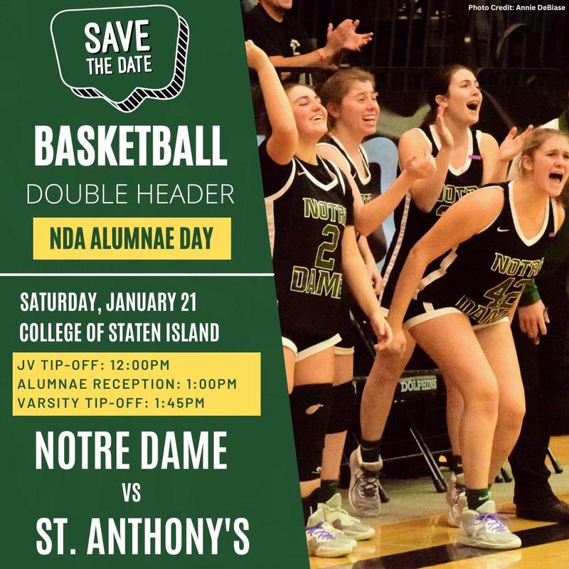 Alumnae Day Basketball Game Notre Dame Academy