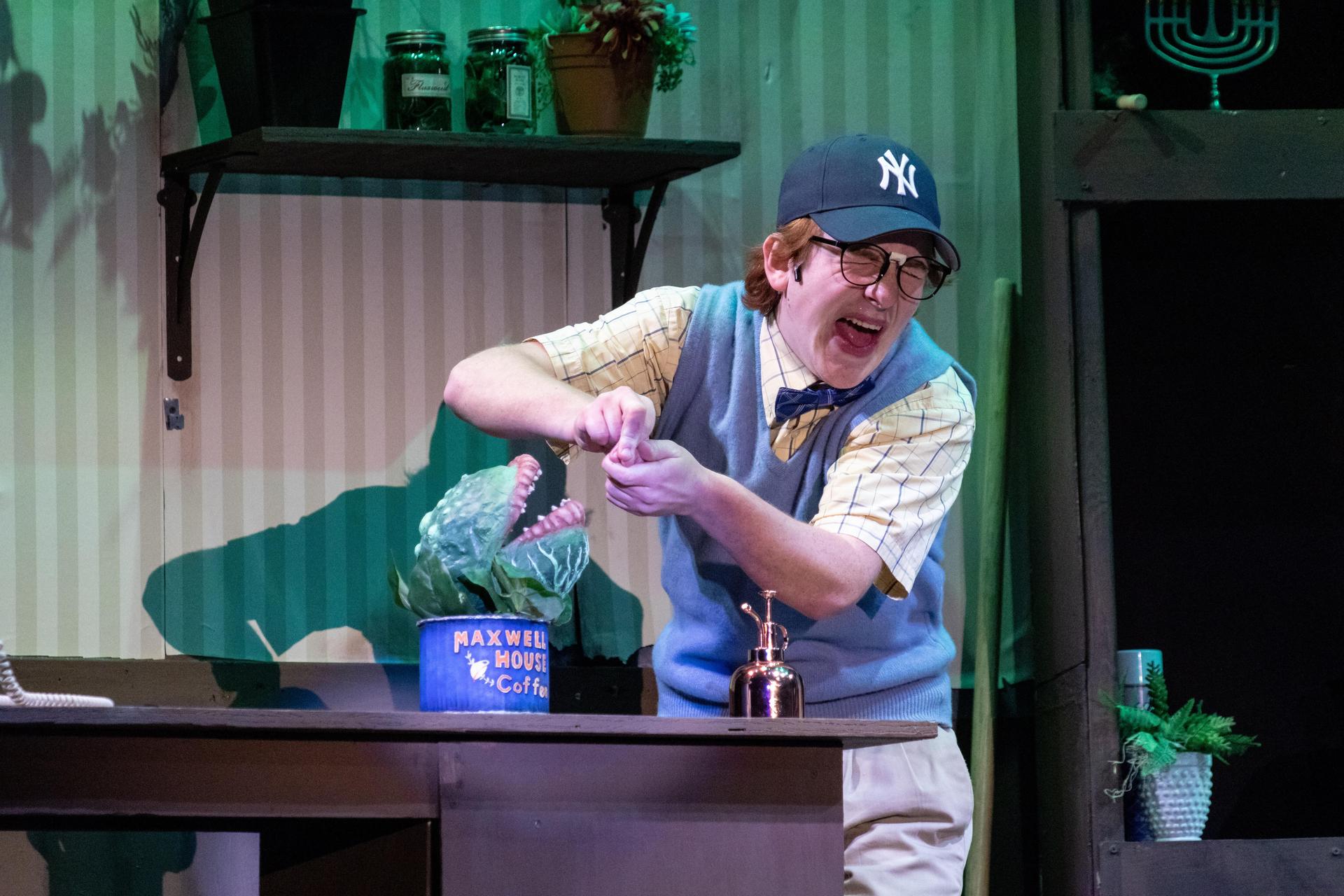 A scene from Little Shop of Horrors