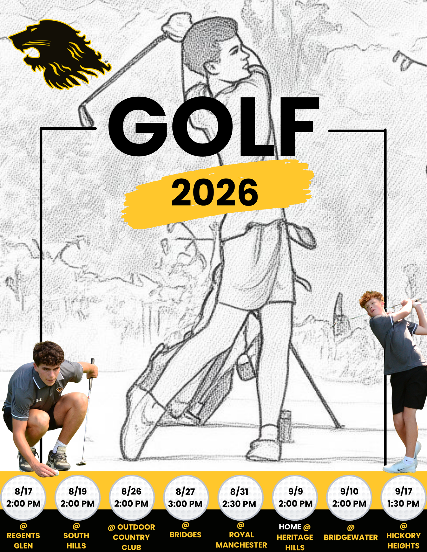 Golf Schedule