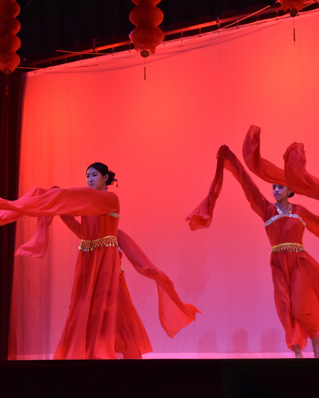 Ribbon dance performed at WMHS