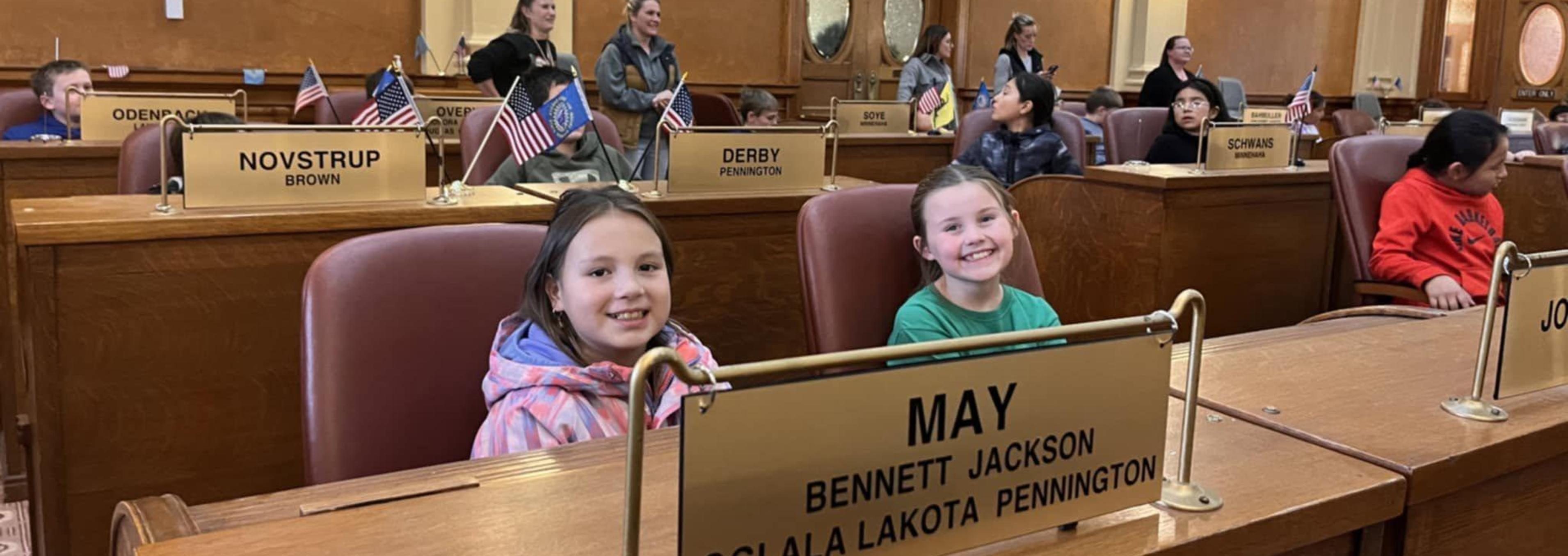 Elementary Students Visiting Capital