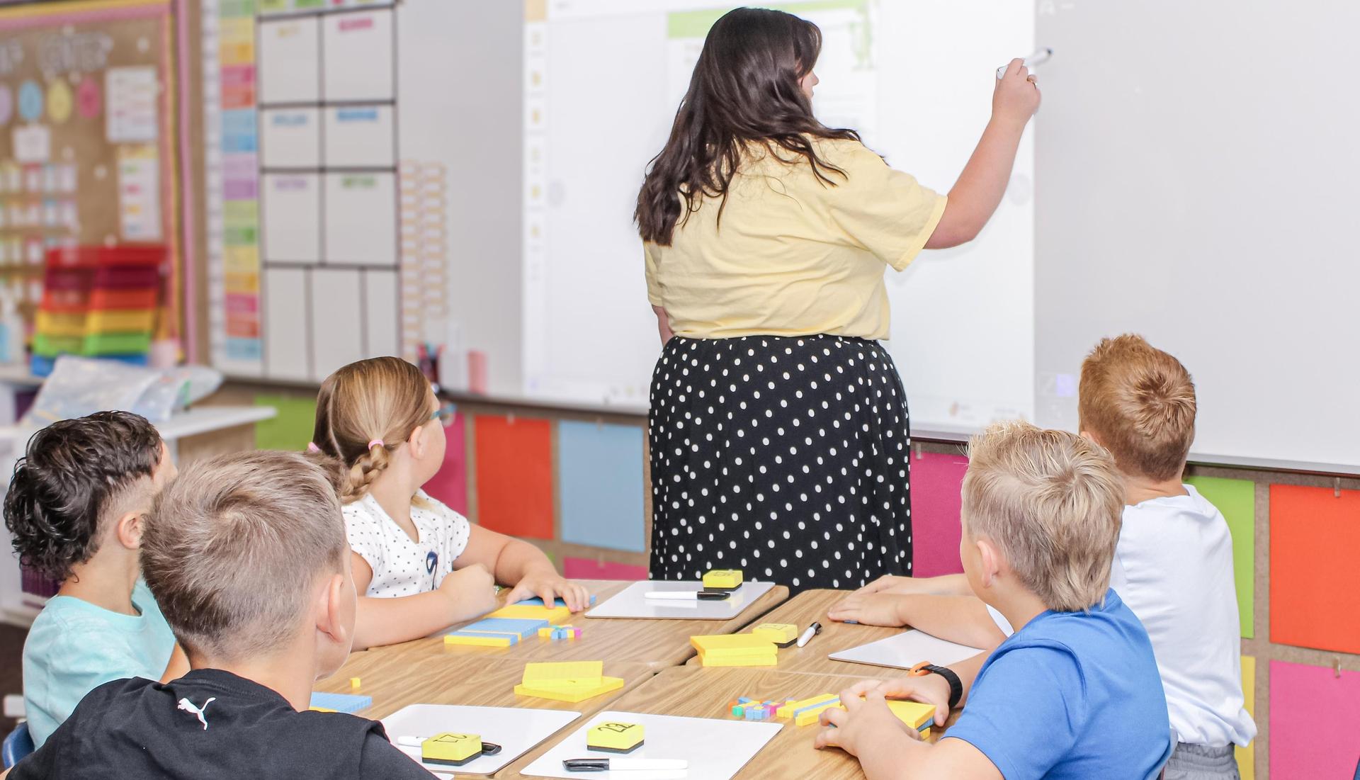 Students learning