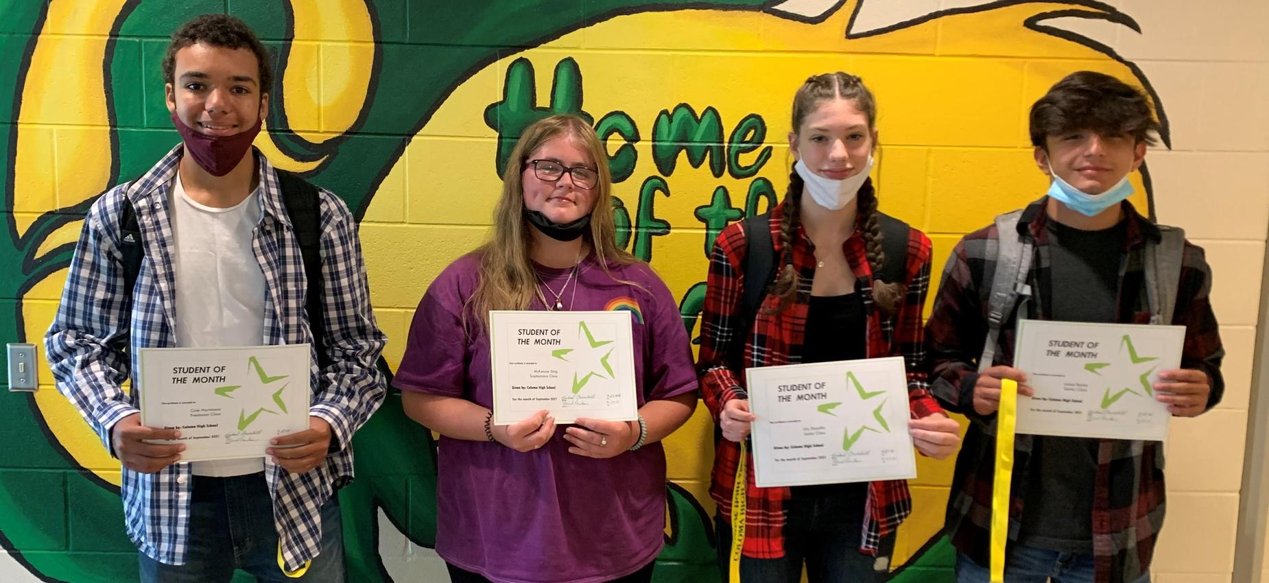 September 2021 Student of the Month