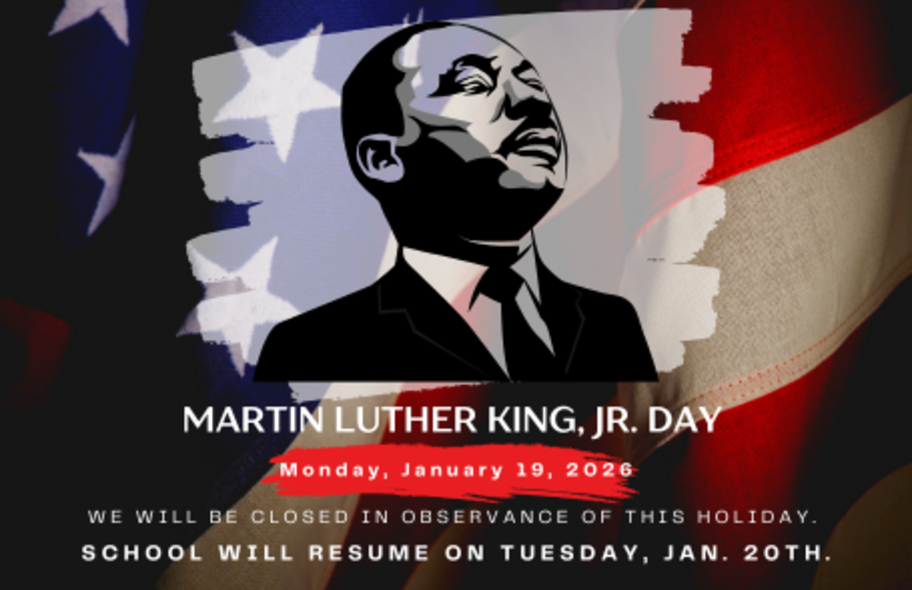 MLK Holiday, NO School